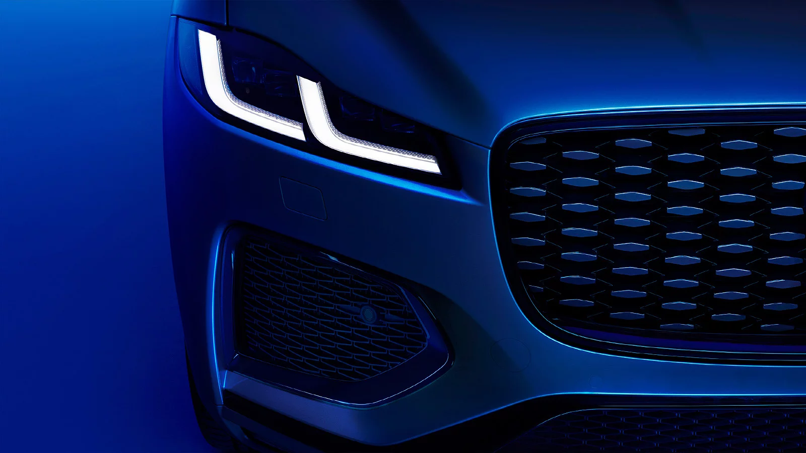 Jaguar F-Type - blank sort luksus sportsvogn med professionel detaljering